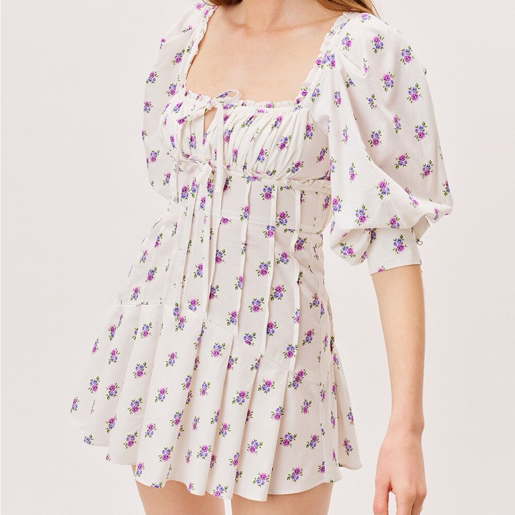 Nwt For Love & Lemons “Viola” Dress, Size S